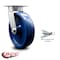 Service Caster 8 Inch Kingpinless Solid Poly Wheel Swivel Caster with Swivel Lock SCC SCC-KP30S820-SPUR-BSL - alternate 5